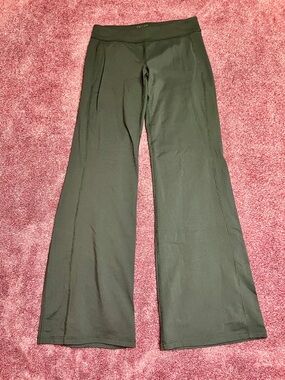 Athleta Women's Black Wide-Leg Ponte Pants (Tall)